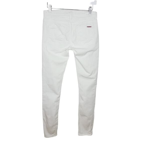 Revolve Hudson Colette White Midrise Skinny Jeans - Size 26 - Picture 4 of 9